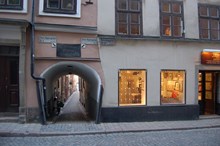 Stora Hoparegränd från Österlånggatan