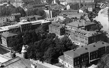 Serafimerlasarettet sett från Stadshustornet
