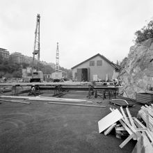 Långholmen. Kajen vid Mälarvarvet