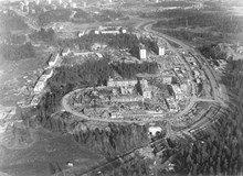 Flygfoto över Sätra