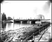 Djurgårdsbron sedd från öster år 1897