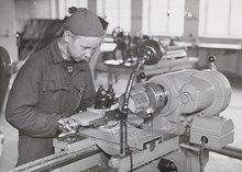 Snickargosse - Spånga Yrkesskolor ca 1946