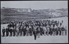 Militärövningar för skolbarn - Norra Real 1896