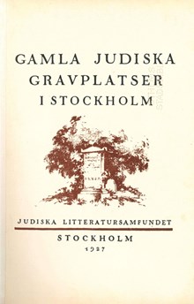 Gamla judiska gravplatser i Stockholm