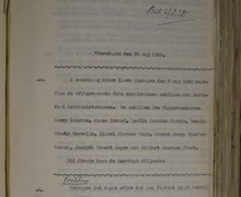 Förhör med åtta engelsmän angående planerat sprängattentat i Oxelösunds hamn, 1940