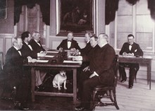Sabbatsbergs vård- och ålderdomshem ledningsmöte 1896