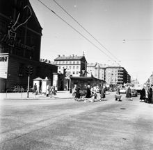 Götgatan vid Skanstulls tunnelbanestation