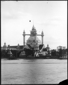 Industrihallen på 1897 års Allmänna konst- och industriutställning på Djurgården