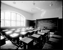 Klassrum i Östermalms läroverk, Karlavägen 47-49