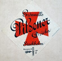 Etikett. Grönwalls Bryggeri