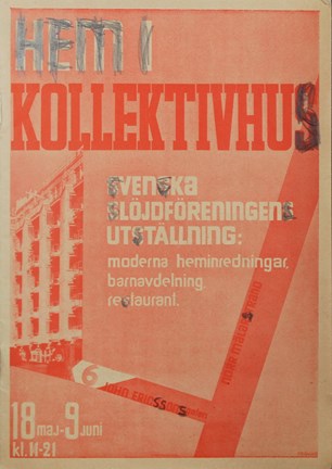 Katalogens framsida med text och bild 