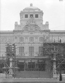 Dramaten under byggnad