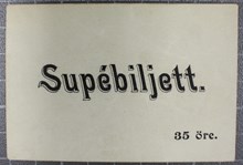 Supébiljett från Kulturella Ungdomsrörelsen 