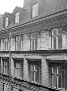 Hotell de Suède. Fasad mot Klarabergsgatan 27