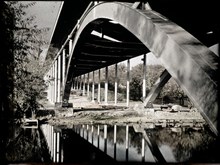 Västerbron, vy under bron
