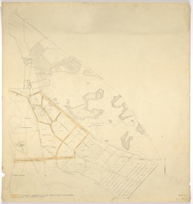 plankarta över Enskededalen 
