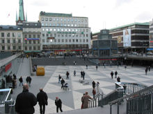 Sergels Torg mot kv. Hägern Större