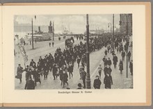 Bondetåget 1914. Bondetåget lämnar K. Slottet.