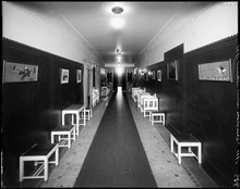 Interiör från Dramatiska Teaterns restaurang vid Nybroplan