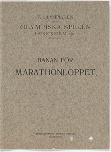 Beskrivning av Olympiska spelens maratonloppsbana 1912