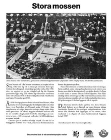 Stora Mossen - kort beskrivning av områdets historia