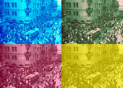 Fyra ögonvittnen från Kungsgatan den 7 maj 1945