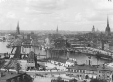 Utsikt över Gamla Stan från Katarinahissen