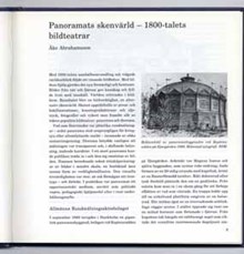 Panoramats skenvärld - 1800-talets bildteatrar  / Åke Abrahamsson