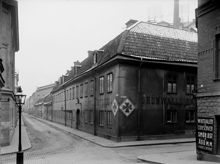 Grönvalls bryggeri, hörnet av Luntmakargatan och Tunnelgatan