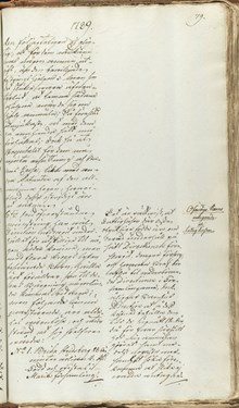 Ofärdige barns intagande uti fattighusen, år 1789