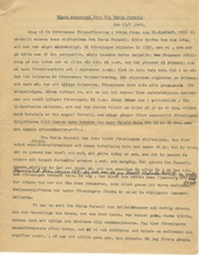De dövas kvinnoförening i Stockholm – minnesord till föreningens grundare Maria Forsell 1946