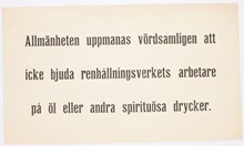 Uppmaning till allmänheten rörande renhållningsarbetare