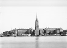 Riddarholmen från Riddarfjärden