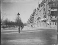 Strandvägen västerut från Narvavägen