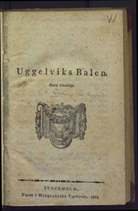 Uggelviks balen. Sann händelse, Del 1-4 / Anonym