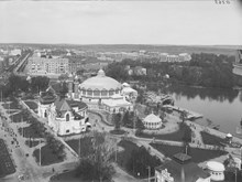 Stockholmsutställningen 1897. Vy mot norr