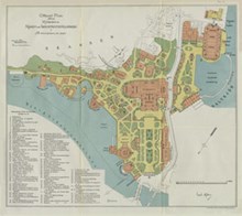 Officiell plan öfver Allmänna konst och industriutställningen i Stockholm 1897