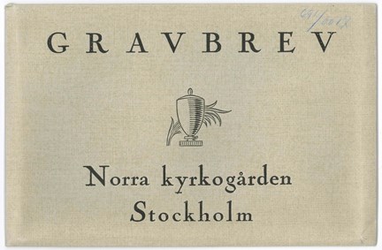 Gravbrev över medlemmarna i Andrées polarexpedition