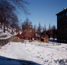 Parklek vid Saltmätargatans förlängning i Observatorielunden