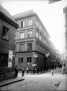Klara Norra Kyrkogata 13, i hörnet av Bryggargatan - Klara Norra Kyrkogata