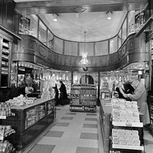 Arvid Nordqvists butik, interiör. Birger Jarlsgatan 24