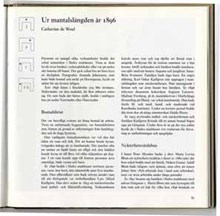 Ur mantalslängden år 1896 / Catherine de Woul