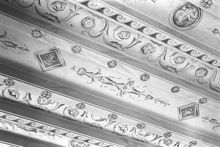 Stadshuset. Prinsens galleri, detalj av tak