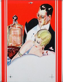 Reklamtryck. Barnängen Hårmedel Capillo