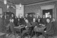 Schackklubb för män