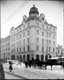 Hornsgatan 31 vid Adolf Fredriks Torg från Hornsgatan