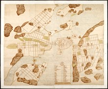 Dansk 1640-talskarta över Stockholm