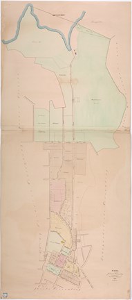 1849 års karta över Johannes församling