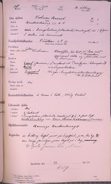 8-åriga Harriet sjuk i difteri - 1932