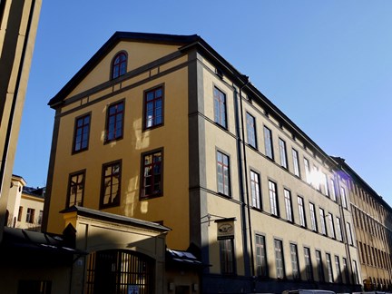 Färgfotografi av fasaden